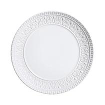 Plato para Postre Porto Brasil Greek 1436101 20 CM Blanco