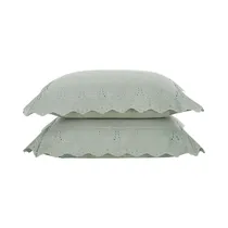 Juego de Fundas de Almohada Altenburg Bordado de Satén 50 X 70 CM 2 Piezas Surtido