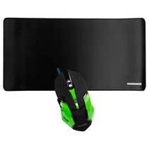 Mouse Gamer Magnavox MGA5209-Mo - Preto / Verde + Mousepad