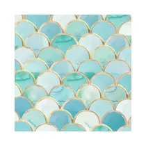 Servilletas de Papel PPD Art Déco Turquoise 133002163 33 X 33 CM 20 Unidades