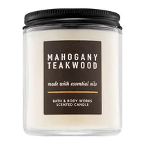 Vela Aromática Bath & Body Works Mahogany Teakwood 198G