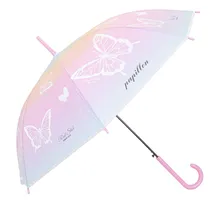 Guarda-Chuva Adulto Colorido Degradê Rosa/Amarelo