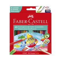 Ecolapices de Color Acuarela Faber Castell Watercolour 120248EX 48 Unidades