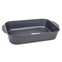 Assadeira para Forno Jio 22 X 30 CM Antiaderente Preta.