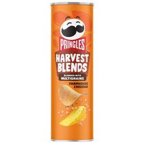 Papas Pringles Harvest Blend Cheddar 158G