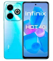 Celular Infinix Hot 40I X6528B 256GB / 8GB Ram / Dual Sim / Tela 6.56 / Cam 50MP - Blue