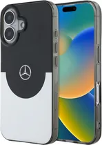 Capa Mercedes-Benz para iPhone 16 MEHMP16S23HBIGK - Black, White