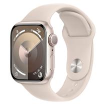 Apple Watch Series 9 MR963LW/A GPS/Oximetro Aluminio 45MM Estelar - Esportiva Estelar