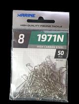 Marine Pesca Anzuelo CT 8 Niquel 1971N Plata