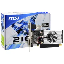 Placa de Vídeo MSI N210-MD 1GB Geforce G210 DDR3 - N210-MD1G/D3