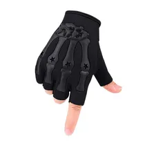 Luvas Táticas para Motocicleta Sem Dedos SP59006 Tam. M - Preto