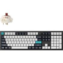 Teclado Gamer Mecanico Keychron Q6 Max RGB Sem Fio Switch Brown - Preto (Ingles)