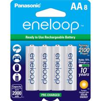 Pilha Rec. AA Eneloop 2000MAH 4 Branca