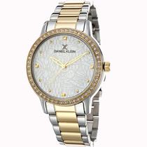 Relogio Feminino Daniel Klein DK.1.12497.6 - Prata/Dourado