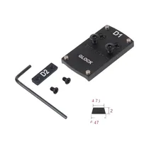 Placa Adaptadora para Mira Holográfica de Pistola Vector Optics SCRDM-01 Glock 17/19