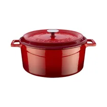 Cacerola de Hierro Fundido Lava LVYTC32K2R 9.86L 32 CM Rojo