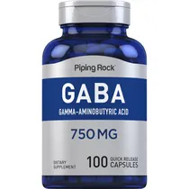 Piping Rock Gaba 750 MG 100 Cápsulas