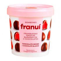 Framboesa Coberta de Chocolate Amargo e Branco Franui Pote 150G