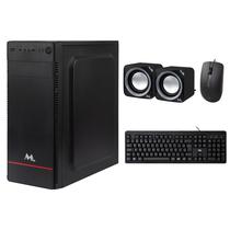 Gabinete Mtek DK04 - 41 X 17 X 37 CM - com Teclado - Mouse - Speaker - Fonte 500W - Preto