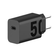 Carregador Motorola Turbo 50 Duo 50W USB-C/USB-C Replica - Preto