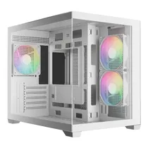 Gabinete Gamdias Aura GC10M White 3FAN Argb
