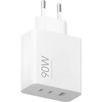 Carregador de Parede Xiaomi Hypercharge MDY-19-Ek USB-C + USB-A 90 W - Branco (Padrão Brasil)