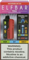 Vape Descartável Elf Bar Trio Watermelon Ice 40000 Puffs