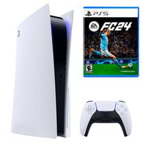 Console Sony Playstation 5 Slim CFI-2000 A01 1TB / 8K / 4K / 110V - Branco + Jogo Ea Sport FC24 (Japones)