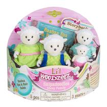 Battat Figuras Li'L Woodzeez Familia de Ovejas Plastico +3 Anos Multicolor