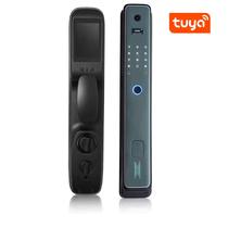 Fechadura Digital S925MAX Wifi Tuya/Cartao/Chave Preto