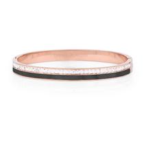 Pulseira Feminina Daniel Klein DKJ.2.2079-3 - Rose Gold/Preto