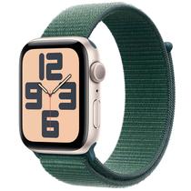 Apple Watch Se 2 44MM MXEW3LL/A 2024 com Pulseira Sport Loop / Aluminium Case - Starlight/Lake Green