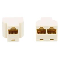 Adaptador Lan RJ45 para RJ45 - Branco