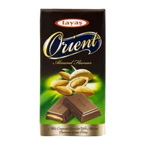 Barra Chocolate Tayas Orient Amendoãs 80G