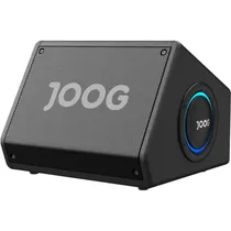 Caixa de Som Portátil Joog JK40 / 220W RMS / USB / Bluetooth / 2 Microfones / Karaokê - Preto
