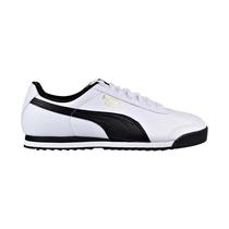 Tenis Puma Roma Basic Masculino Branco/Preto 353572-04