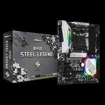 Placa Mae Asrock B450 Steel Legend DDR4 Socket AMD AM4 Chipset B450 ATX