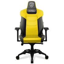 Lamborghini Sillon Gamer Veneno Giallo Yellow Plastico Cuero 180 Negro/Amarillo