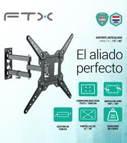 Soporte p/TV FTX FTX68-443 23 A 55 30KG/INC10/Gir