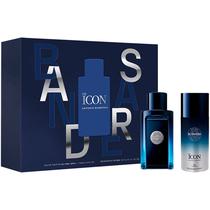 Kit Perfume Masculino Antonio Banderas The Icon Edt 100 ML + Desodorante