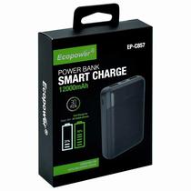 Ecopower Cargador Portatil EP-C857 12.000MAH Negro