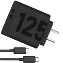 Carregador Motorola Turbo Power PG38C06719 2 USB-C de 125 Watts + Cabo USB-C