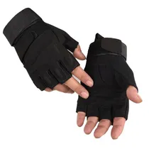Luvas Táticas para Motocicleta Sem Dedos SP59003 Tam. XL - Preto