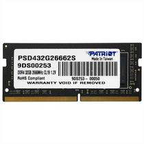 Memoria Ram para Notebook Patriot Signature DDR4 32GB 2666MHZ - Preto (PSD432G26662S)