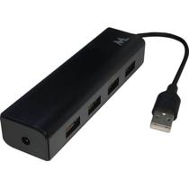 Hub 4 Portas Mtek HB-402 4 USB 3.0 Preto