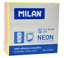 Bloco de Notas Milan Neon Colours 411501 (250 Folhas)