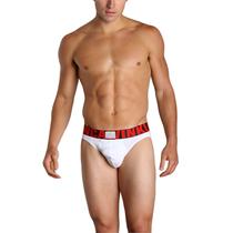 Cueca Calvin Klein Masculino U8807-100 L - Branco Vermelho