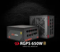 Fonte 650W Redragon GC-PS008 80+ Gold Full Moular