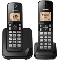 Telefone Sem Fio Panasonic KX-TGC352 2 Bases 110V - Preto