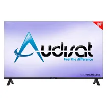 TV Audisat 50" LED AD-50 (2026) 4K/U.HD/Android/Wifi + Conversor Digit